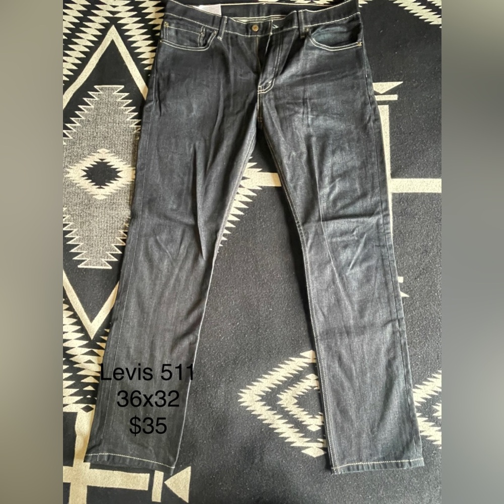 Deep Blue 511 Levis! Like new!